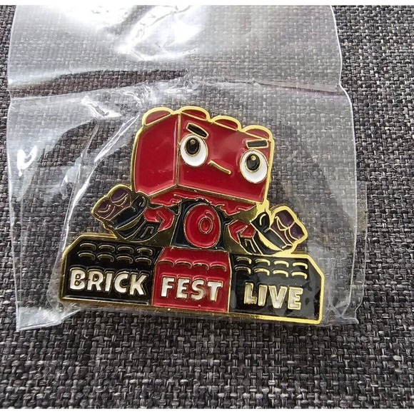 Brick Fest Live Lego Enamel Pin - Picture 2 of 5